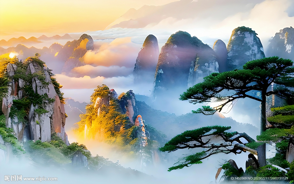 黄山迎客松