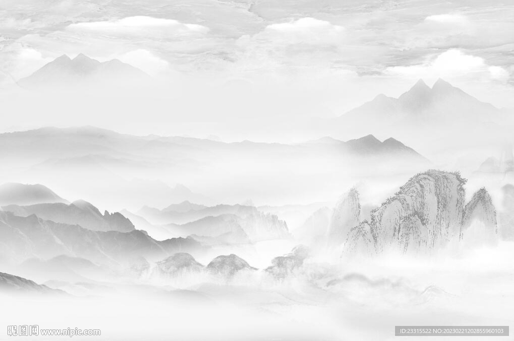 水墨画