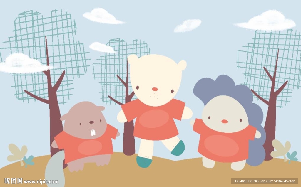 儿童壁画