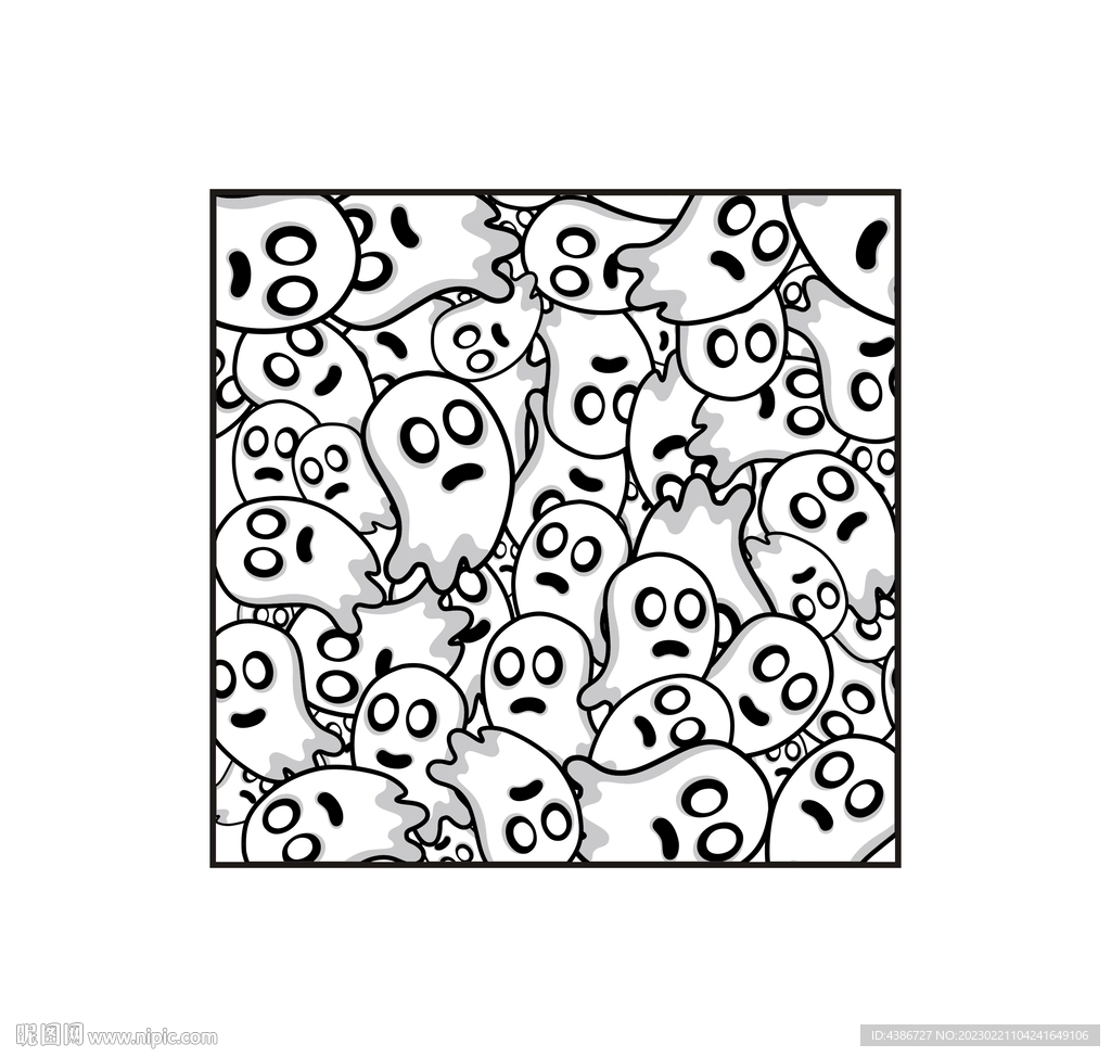 鬼魂矢量图