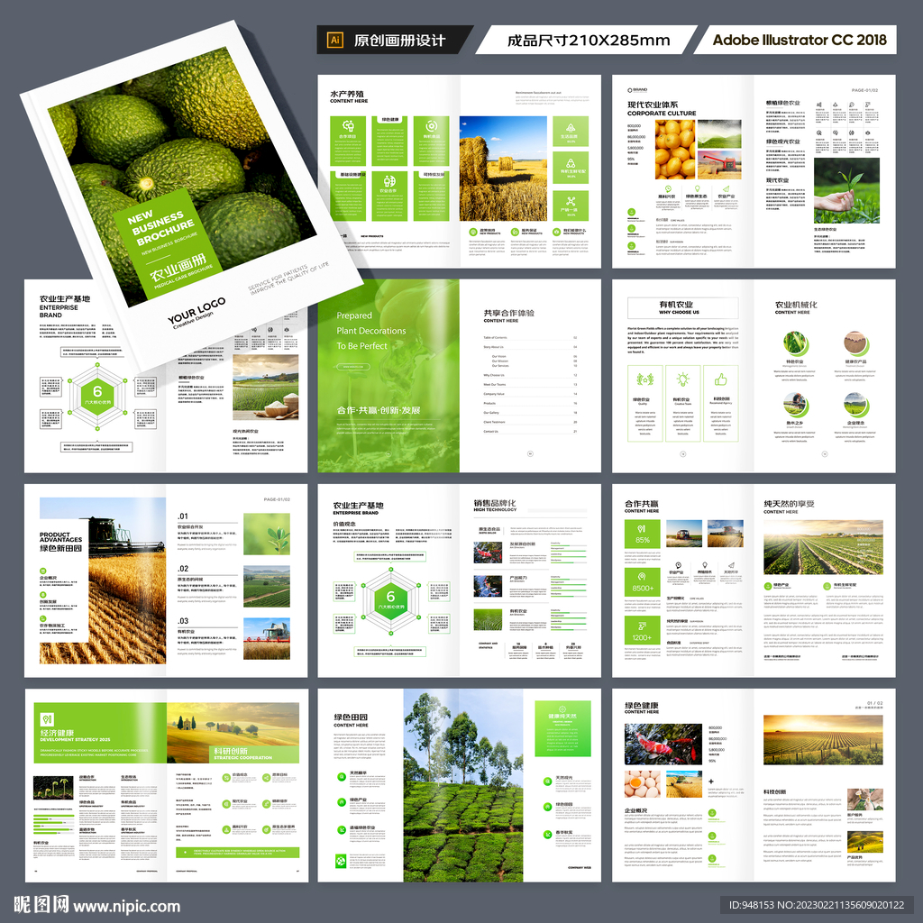 农业合作社画册