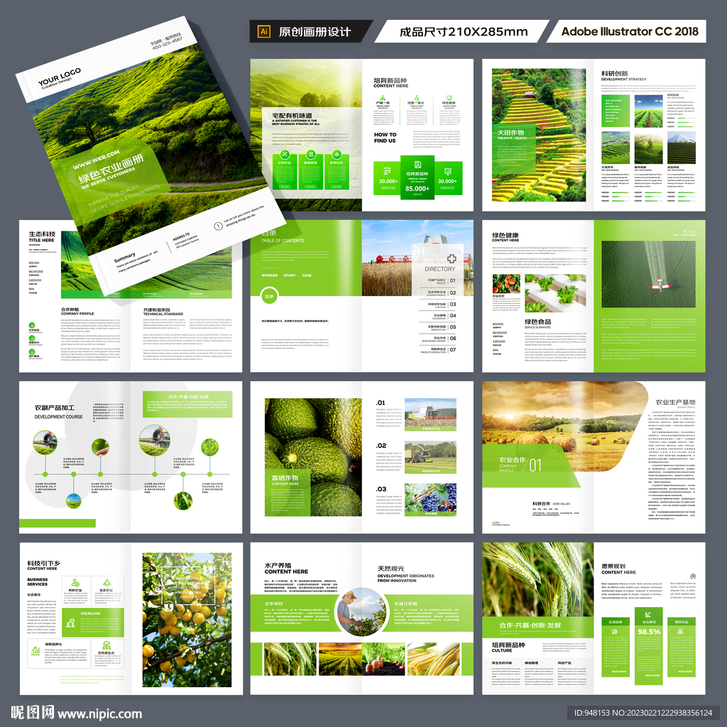农业合作社画册