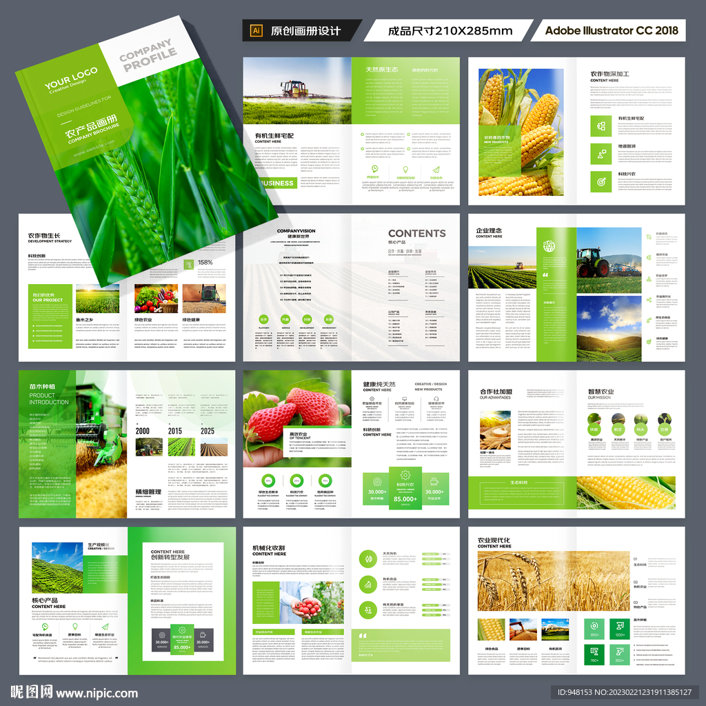 农产品画册