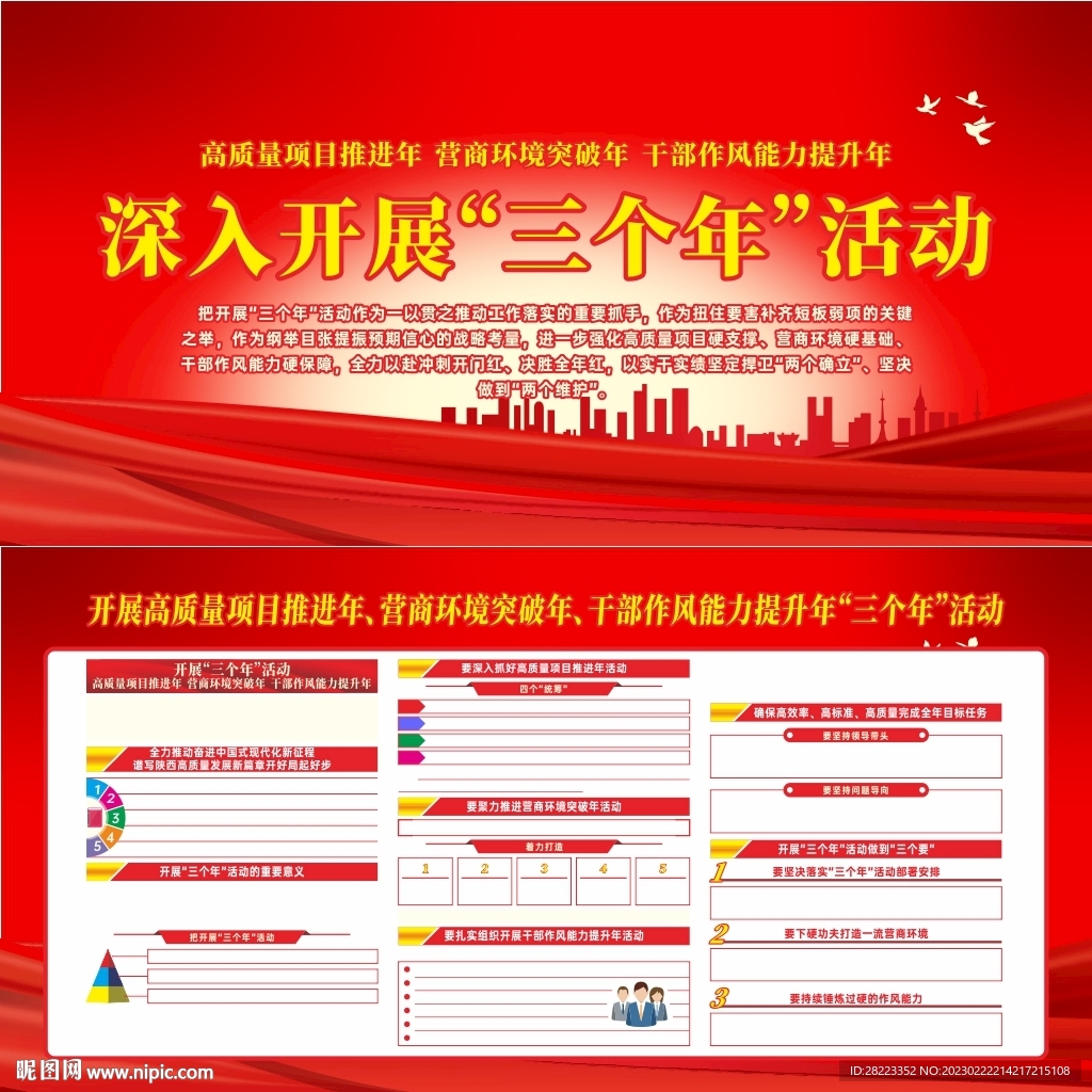 陕西省三个年活动