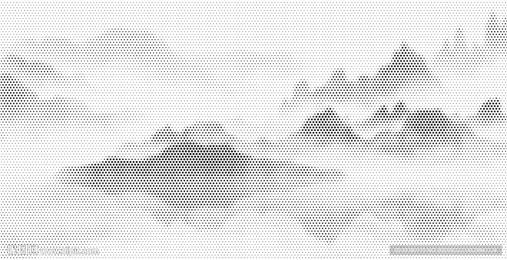 点状山 