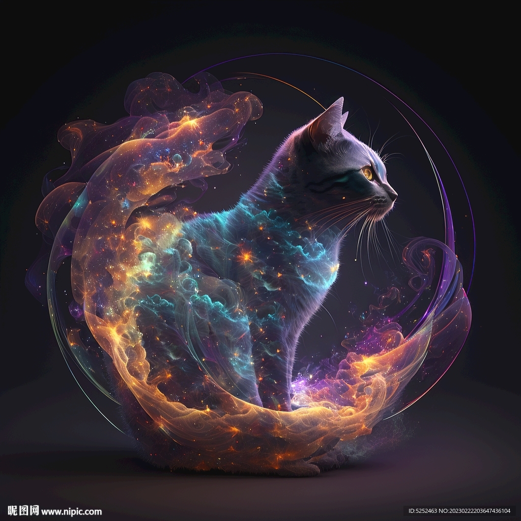 艺术猫奇幻猫