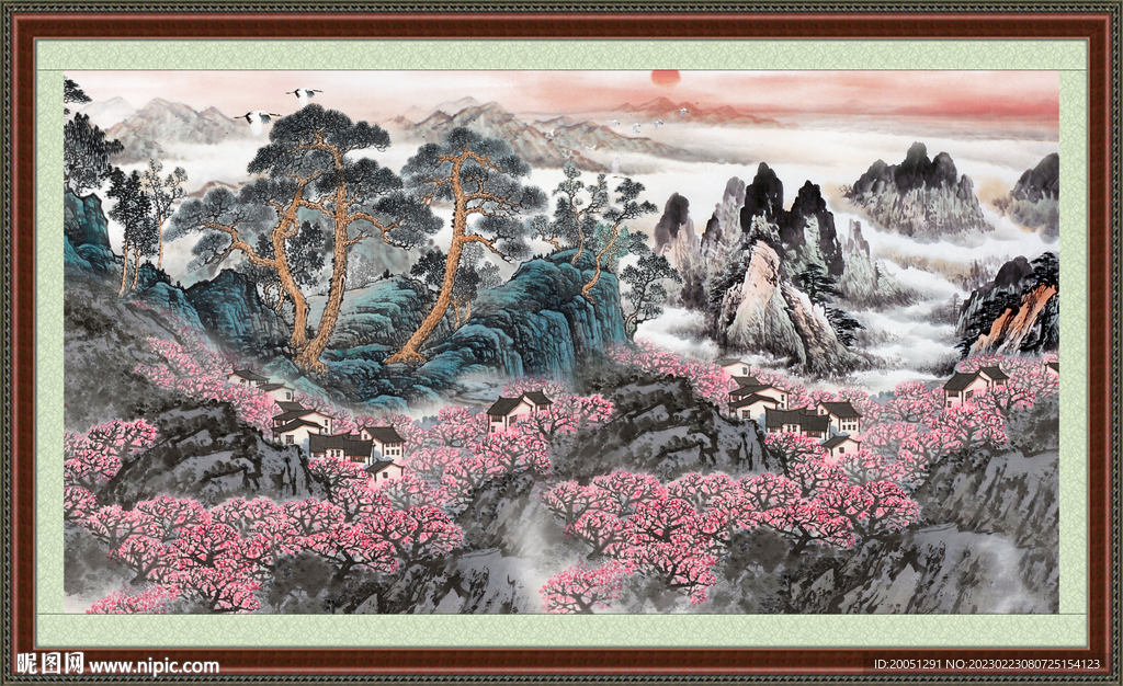 山水风景画 