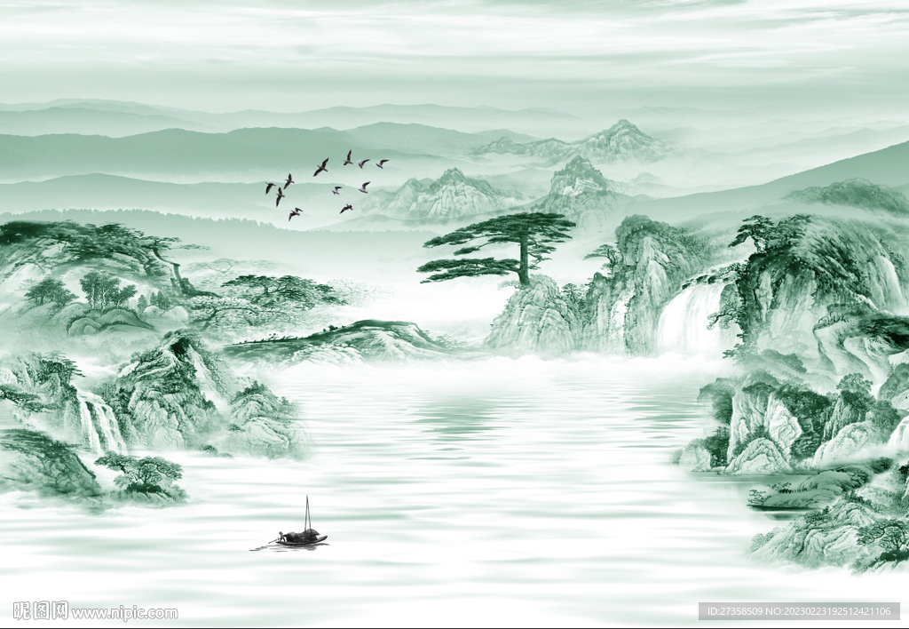 水墨山水
