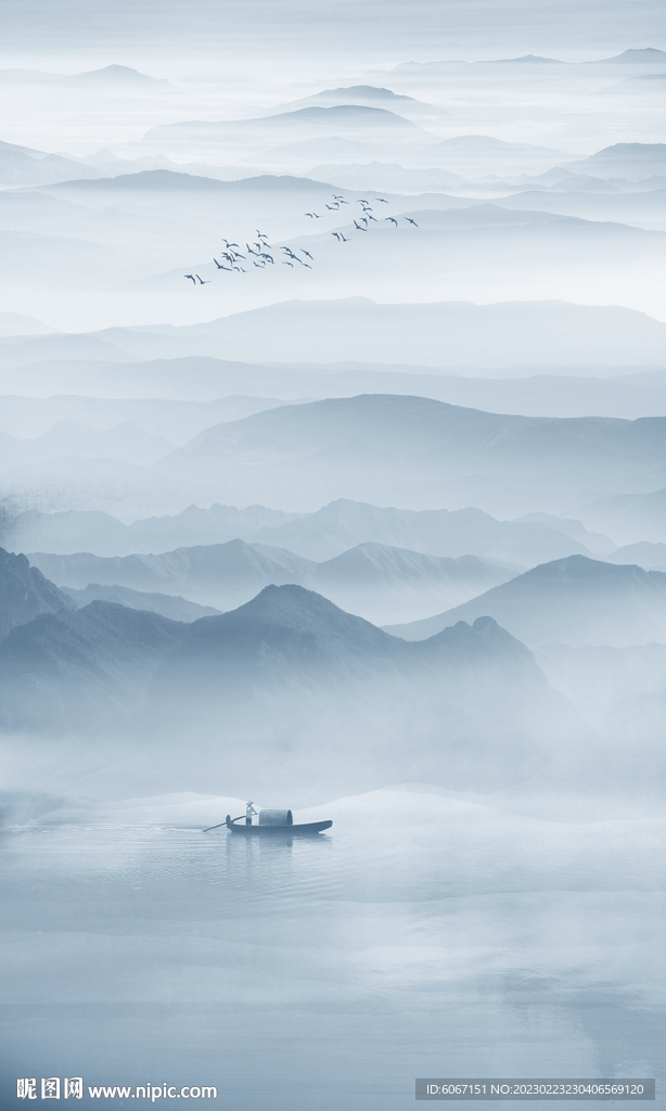 玄关水墨画