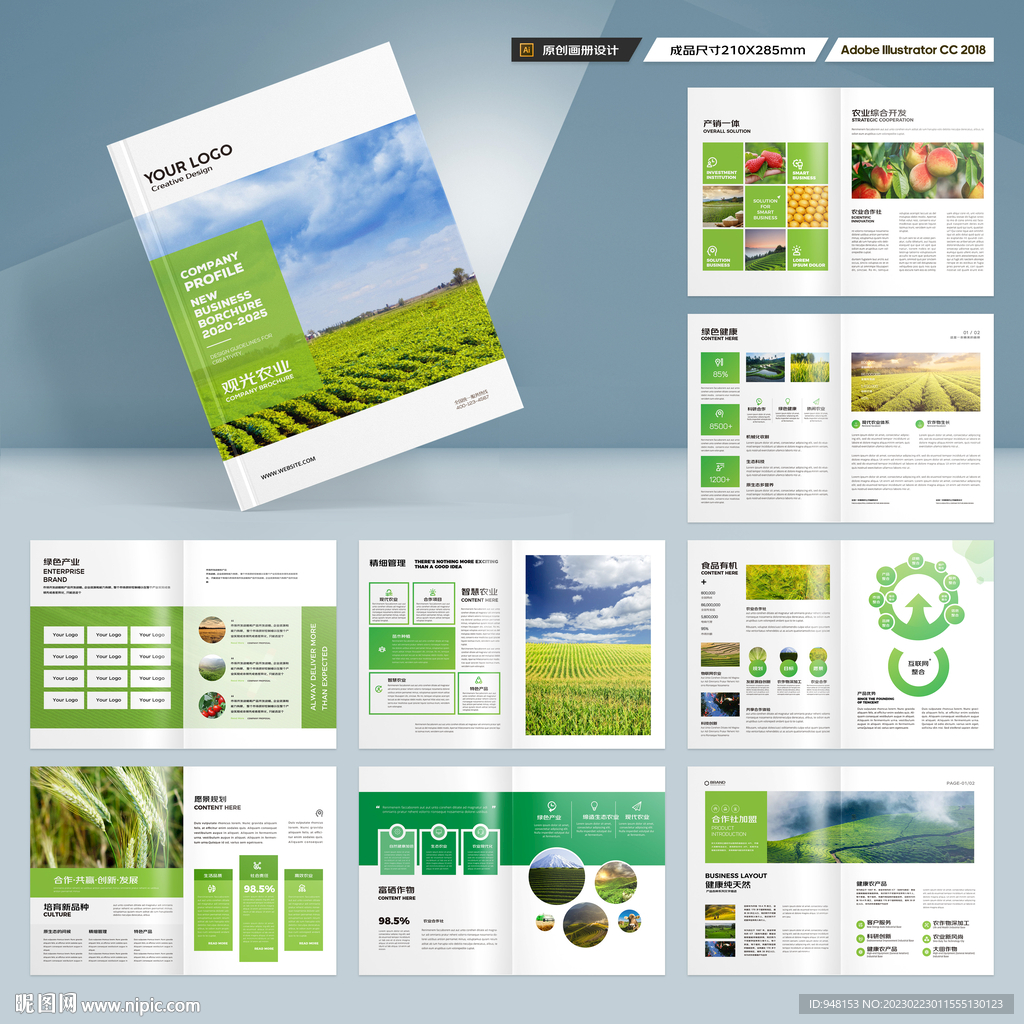 农产品宣传册