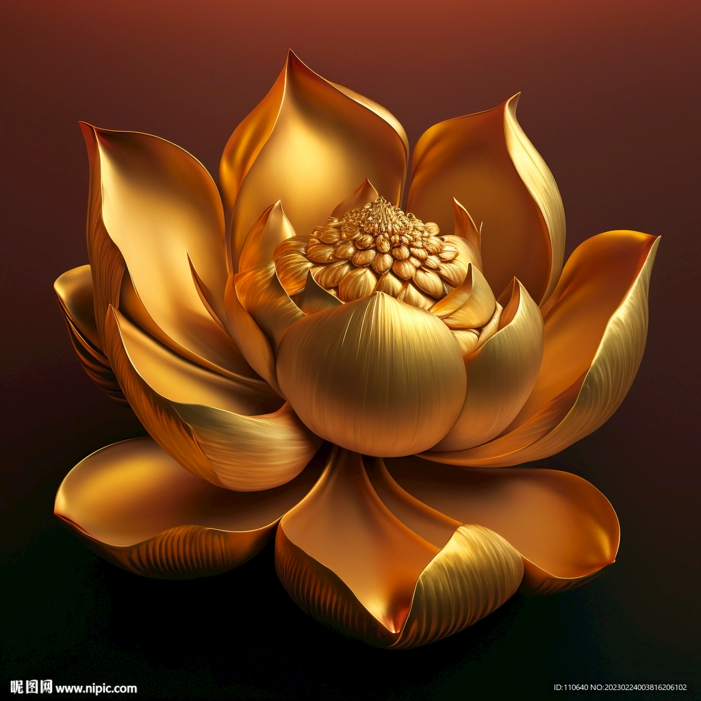 金色荷花