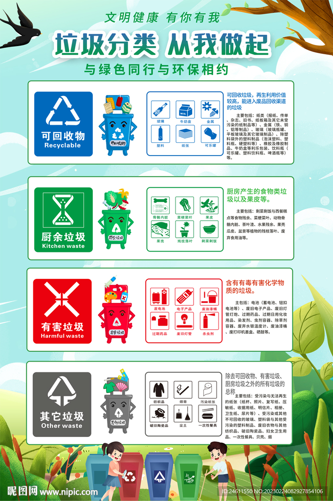 垃圾分类海报