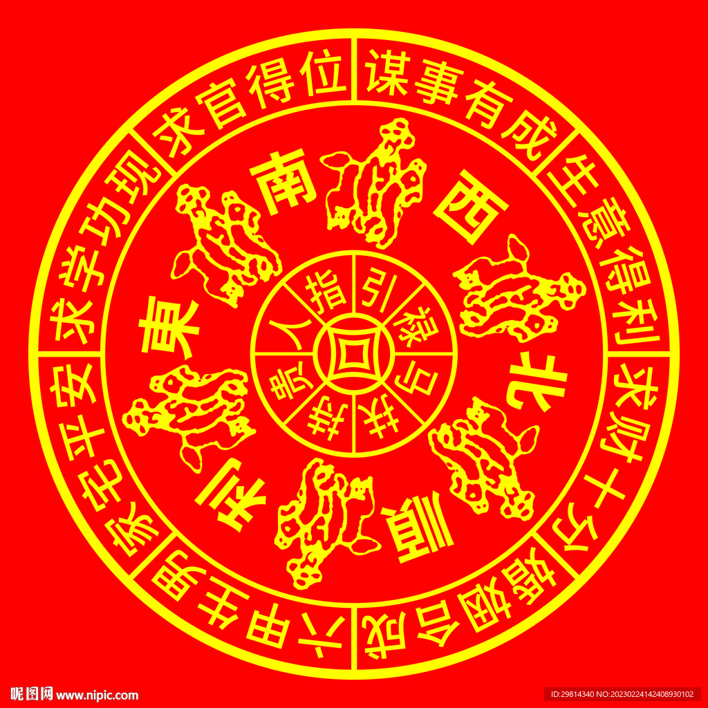 东南西北图片