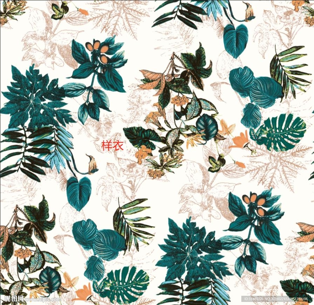 热带叶子