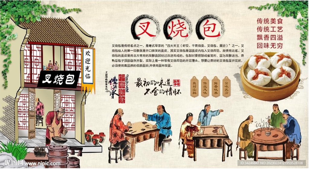 叉烧包 