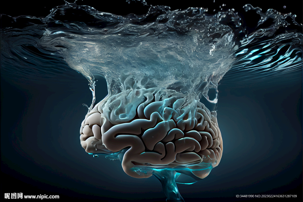 大脑掉入水中