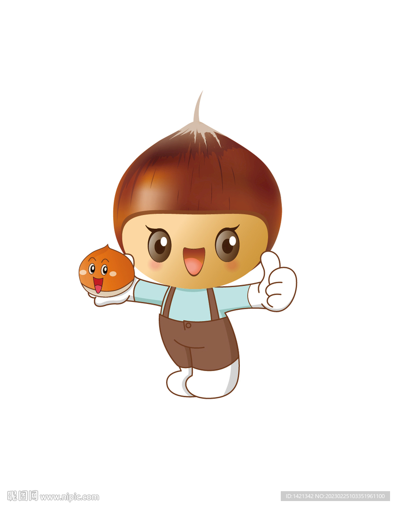 板栗卡通形象