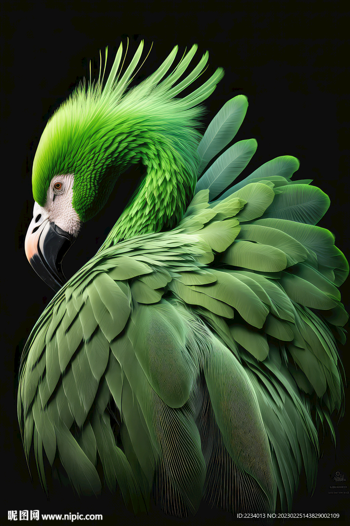 绿色鸟类
