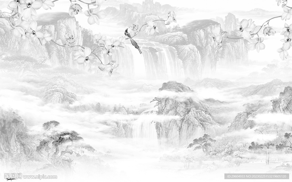 电视 最新意境山水 tIF分层