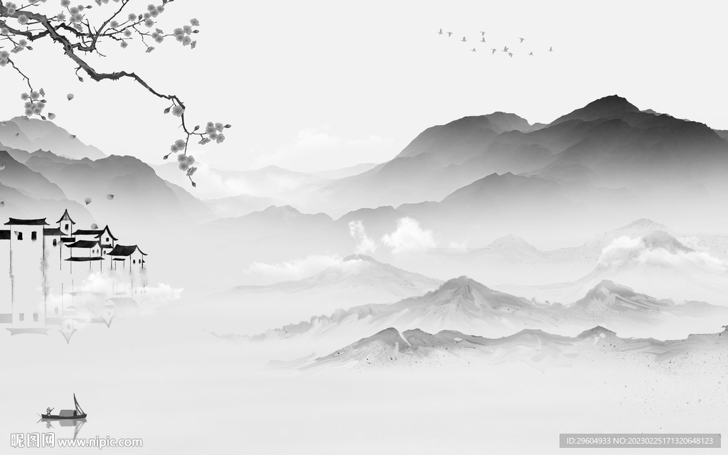 人气 最新意境山水 tIF分层