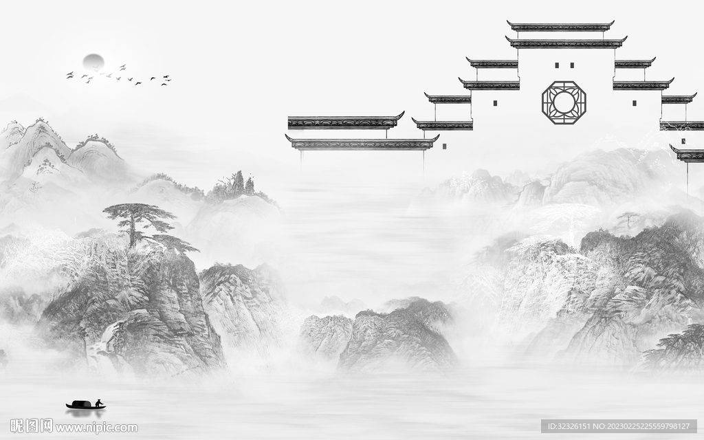 别墅 高端高雅山水 tif分层