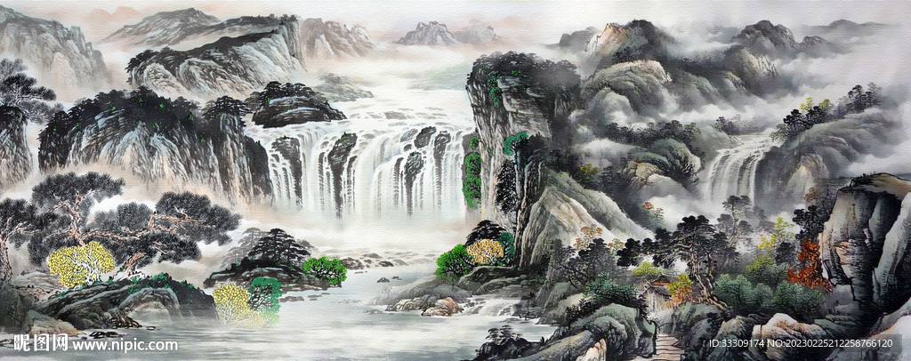 锦绣山水图片