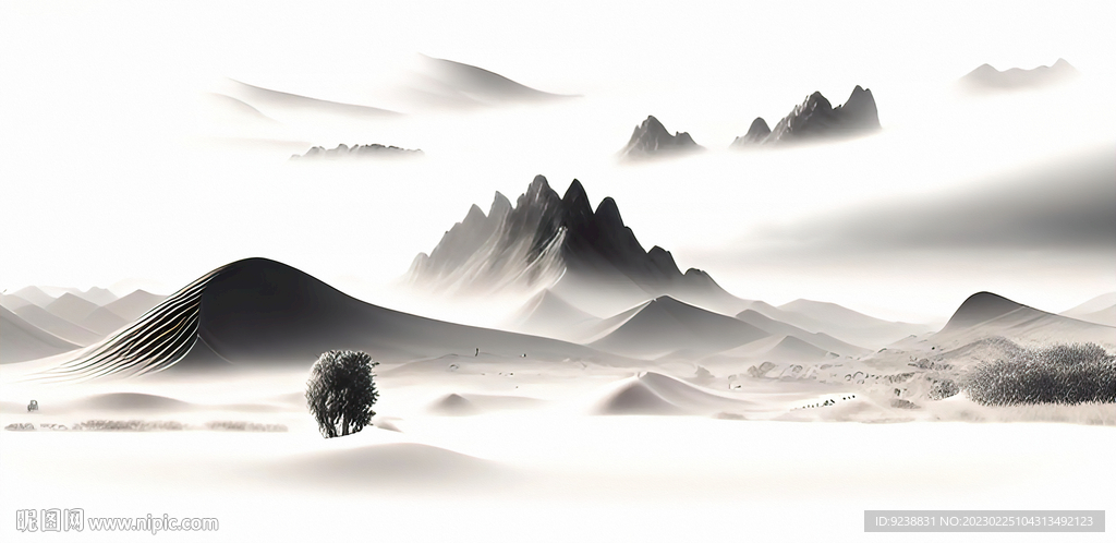 山水国画