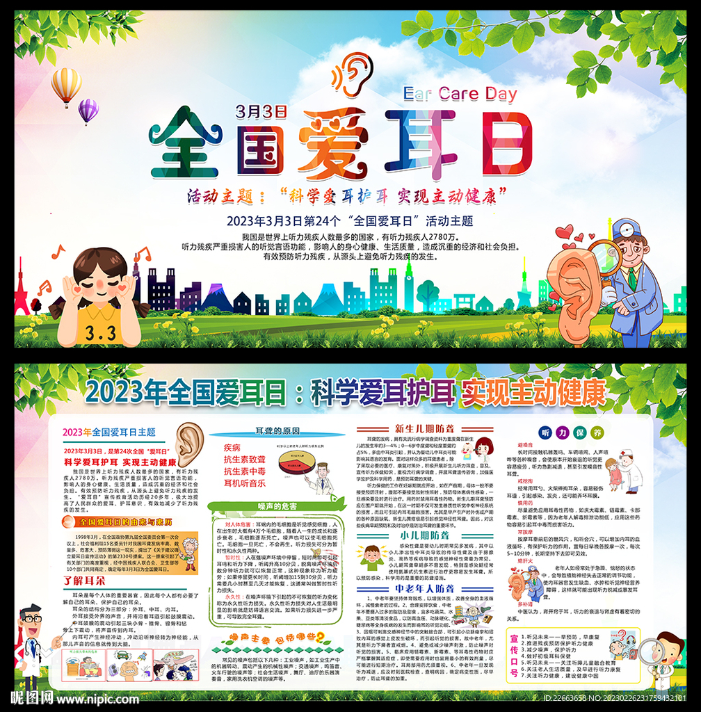 2023年全国爱耳日展板