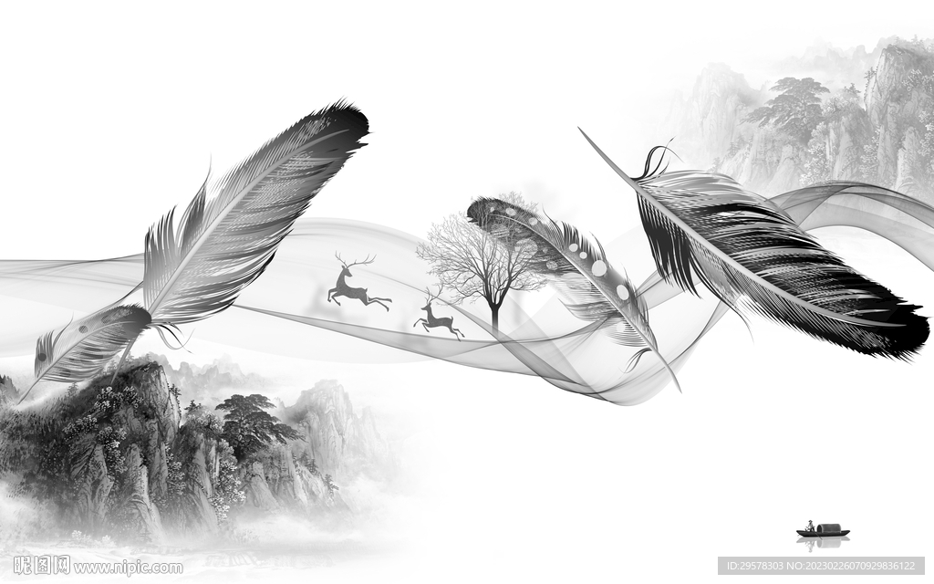 新款 沙发灰色山水 tIf分层