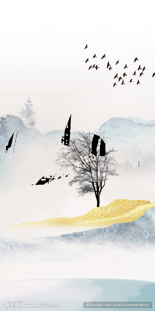 最新 极简中式玄关 TiF分层