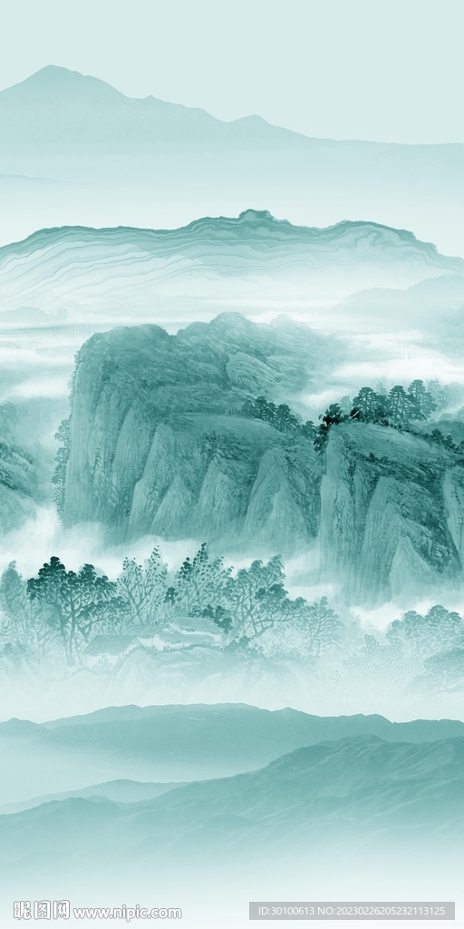 高档 极简中式玄关 TiF分层