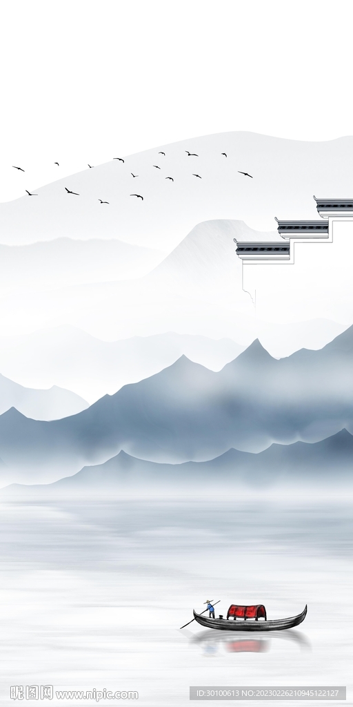 新品 山水中式玄关 TiF分层