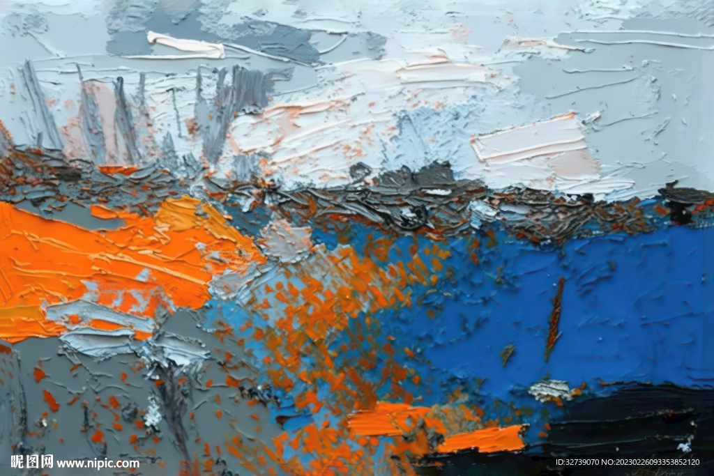 抽象油画