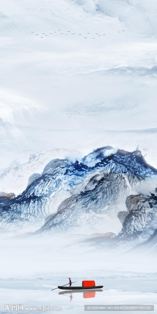 高清 家装山水玄关 tIf分层