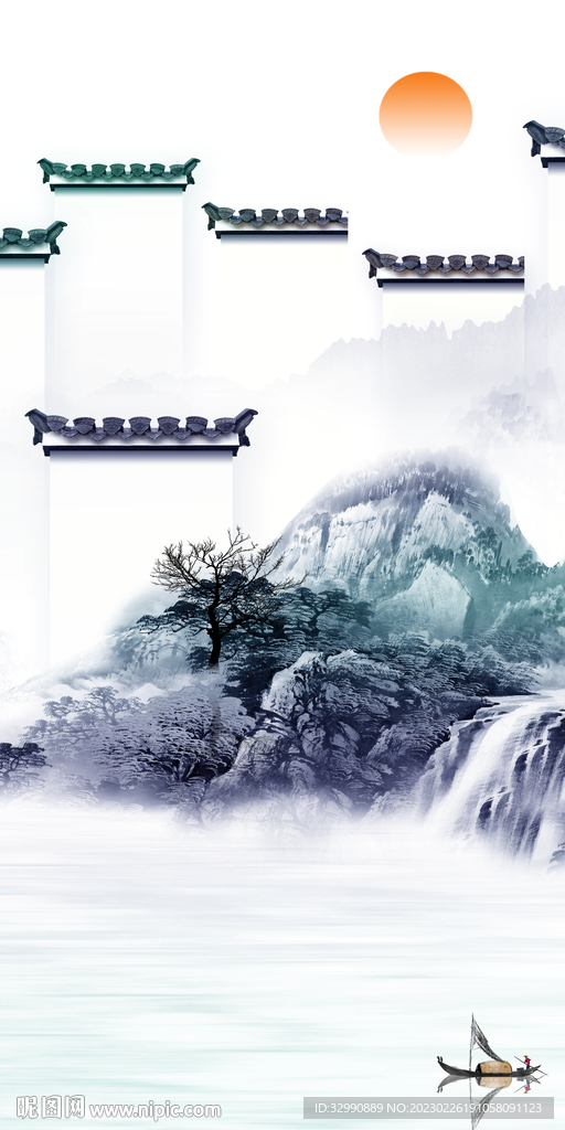 高档 最新玄关新画 Tif分层