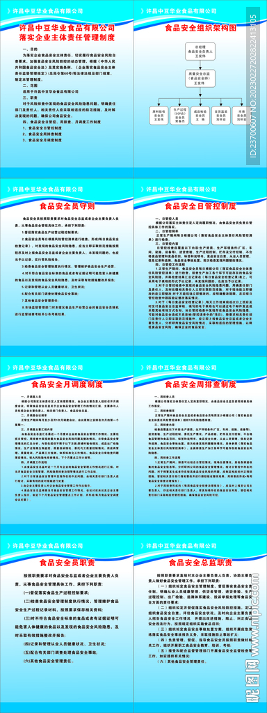 食品生产企业制度