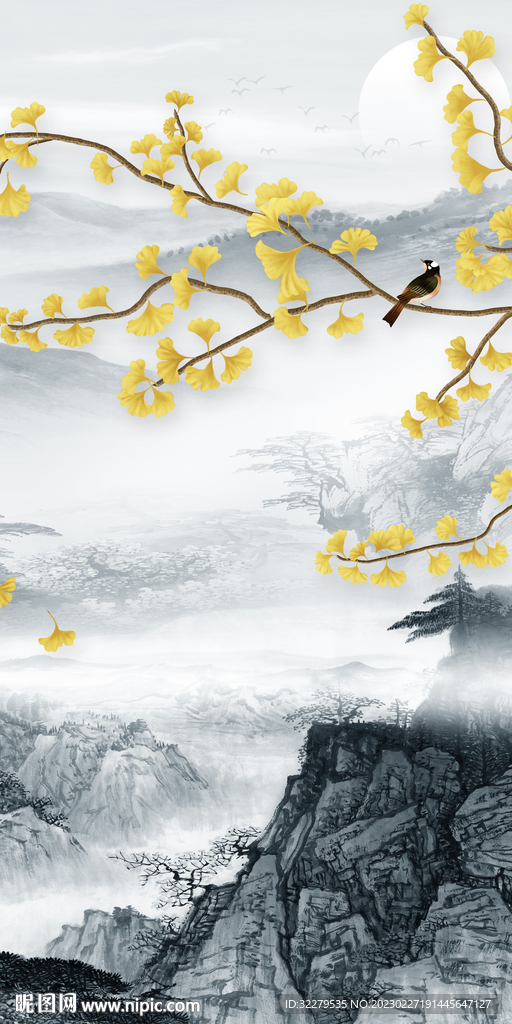 大气中式新款玄关 Tif分层