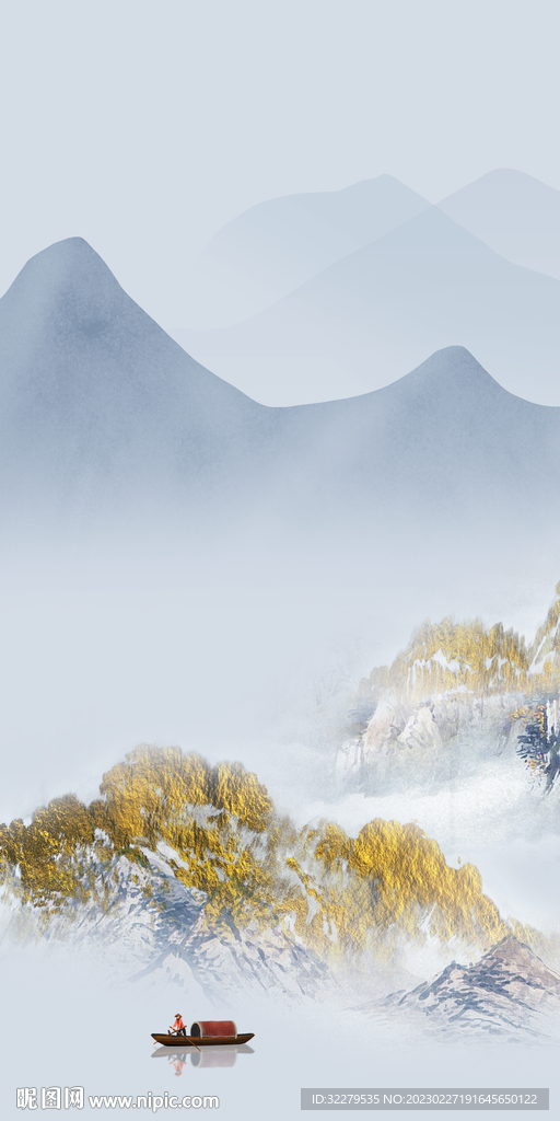 高清 高端极简玄关 Tif分层