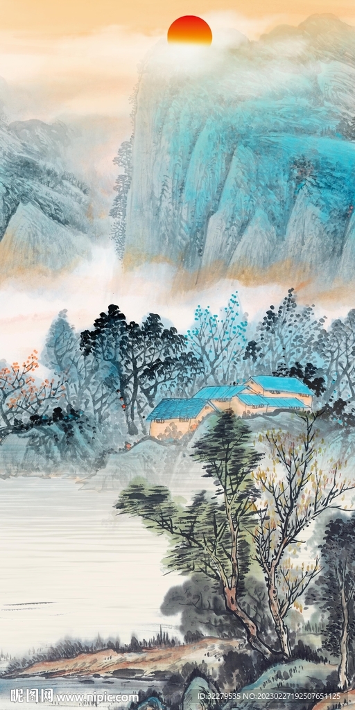 古风 中式爆款玄关 Tif分层