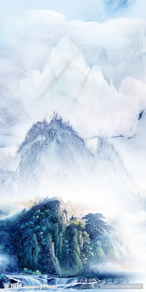 大气 中式爆款玄关 Tif分层