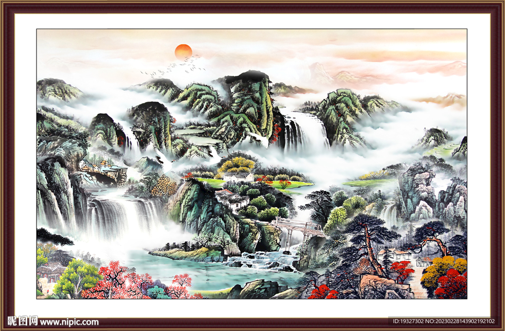 客厅画 大厅画 装饰画