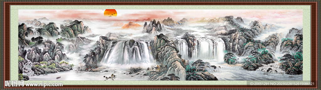 山水画 