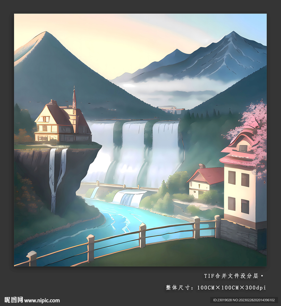 山水挂画