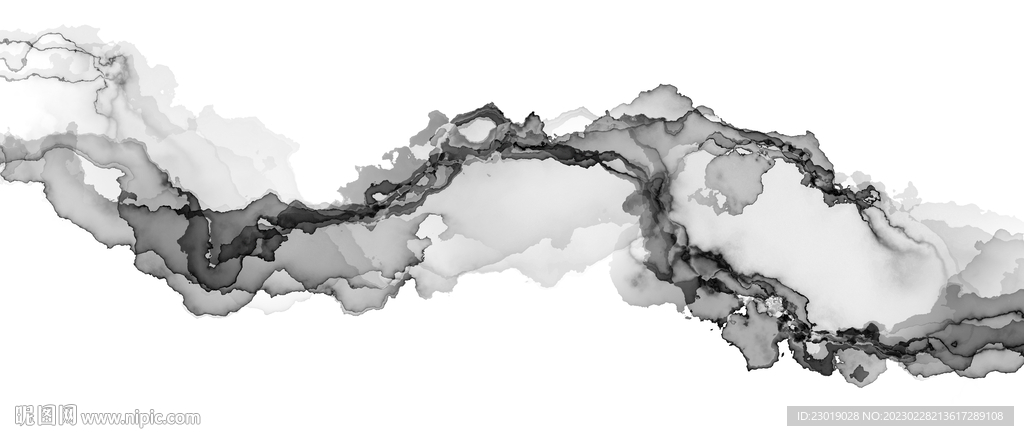 新中式玄关山水画