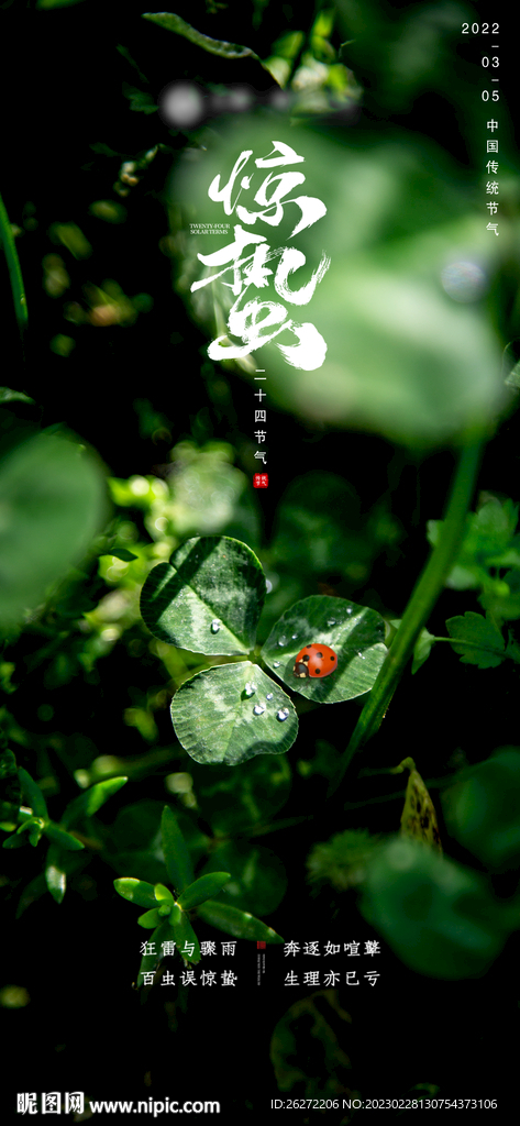 惊蛰节气海报