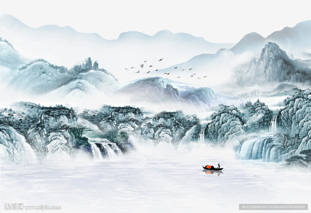 水墨山水