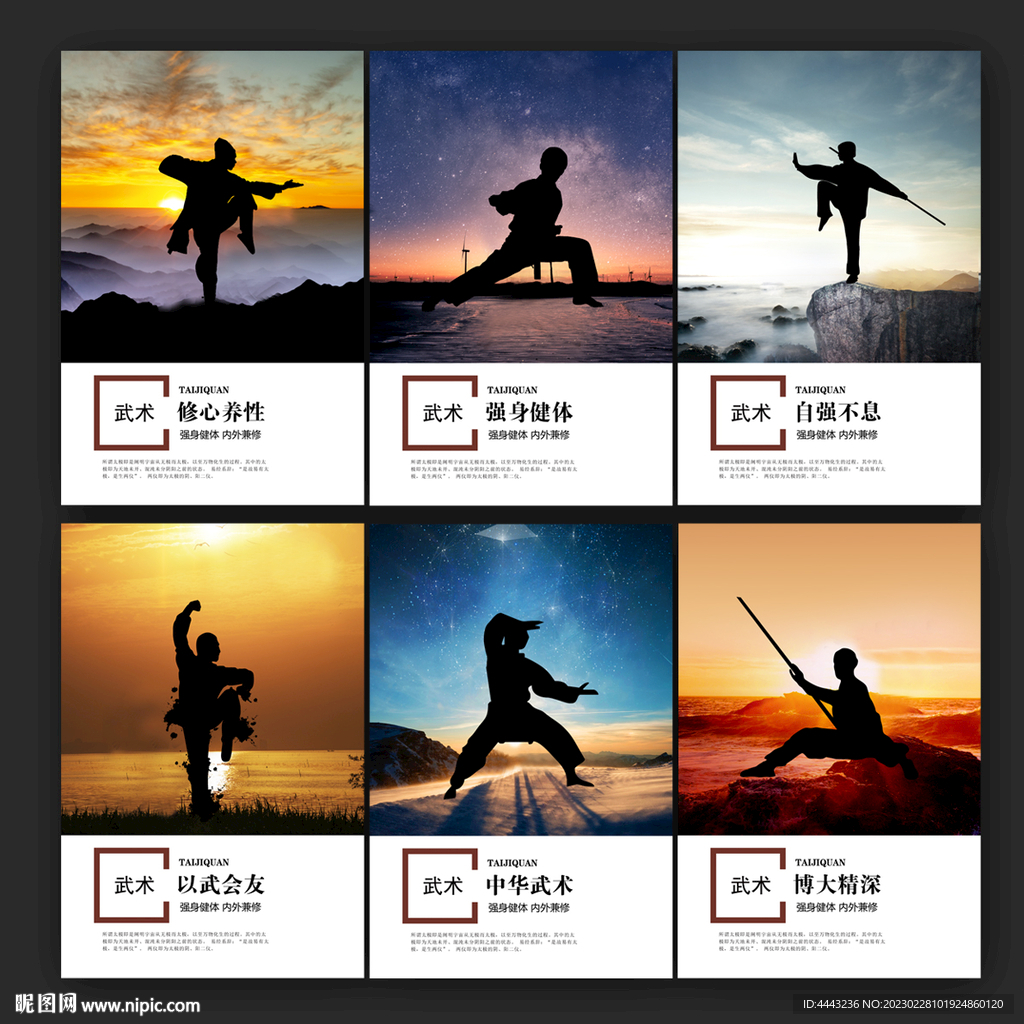 武术展板