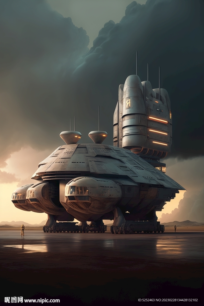 未来宇宙飞船