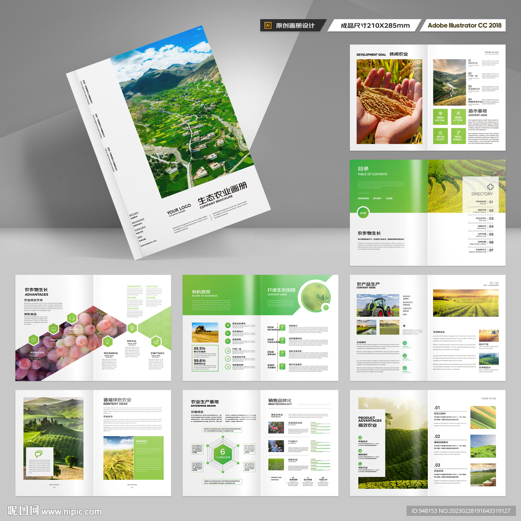 农产品画册