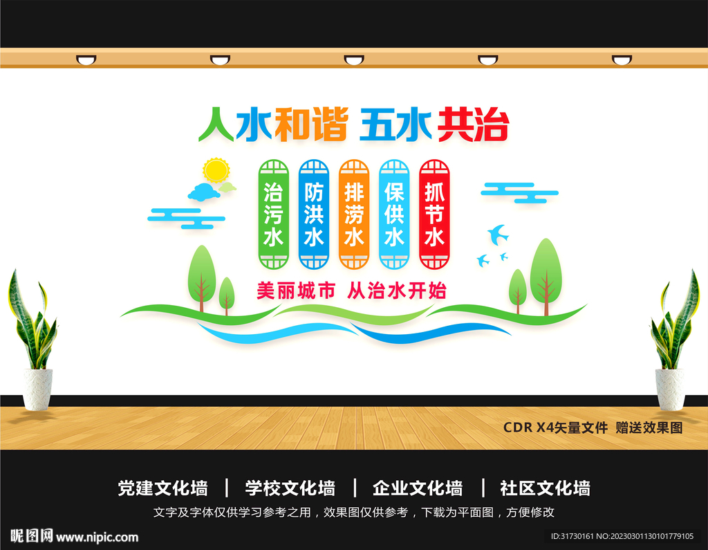 五水共治文化墙